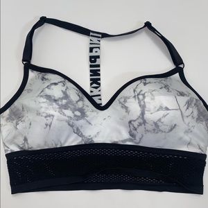 Victoria’s Secret PINK marble sports bra